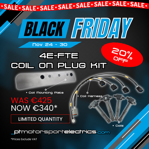 BLACK FRIDAY: 4E-FTE Coil on Plug Kit 20% OFF