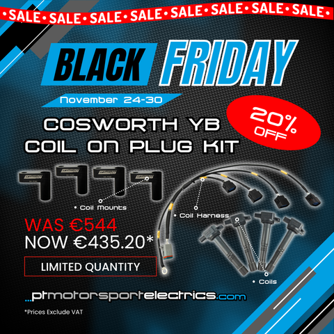BLACK FRIDAY: Cosworth YB Coil on Plug Kit 20% OFF