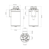 Carbon Oil Catch Can 0.75 liter