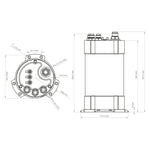 2G Fuel Surge Tank Kit for internal fuel pumps