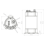 2G Fuel Surge Tank Kit for internal fuel pumps