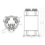 2G Fuel Surge Tank 3.0 liter for internal fuel pumps
