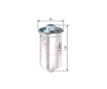 Bosch Motorsport Fuel Filter - In M12X1.5/Out M14X1.5