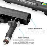 Mercedes 4cyl M102 8v fuel rail