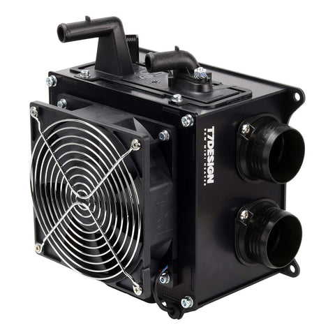 5kW Midi Heater with Side Outlets and PWM Fan Controller 12v