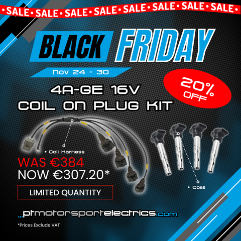 BLACK FRIDAY: 4A-GE 16V Coil on Plug Kit 20% OFF