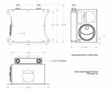 3.5kw Lightweight Heater with Side Vents 12v