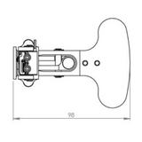 Single Dual Action Mini Paddle