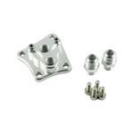 Oil filter adapter Nissan RB + flare fittings M18x1,5-AN10