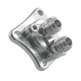 Oil filter adapter Nissan RB + flare fittings M18x1,5-AN10