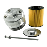 Oil filter lid (cap) with 3 sensor ports BMW M52 M54 M56