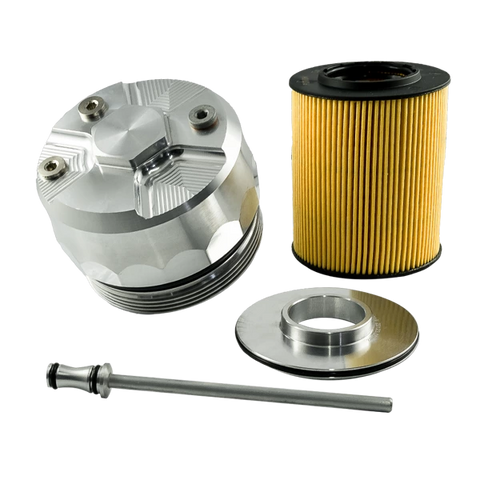 Oil filter lid (cap) with 3 sensor ports BMW M52 M54 M56