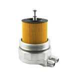 Oil filter lid (cap) with oil cooler fittings and 2 sensor ports BMW M52 M54 M56