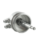 Oil filter lid (cap) with oil cooler fittings and 2 sensor ports BMW M52 M54 M56