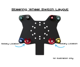 Wireless Wheel Controls - 10 Channel (8 Switch + 2 Rotary + 2 Paddles) SS