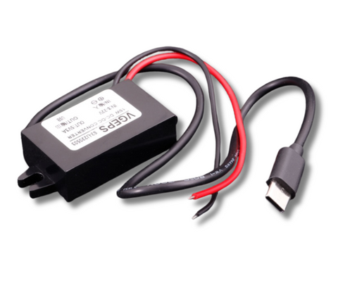 USB C charger for cable installation (5V/3A)