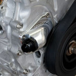 K20 K24 Timing Chain Tensioner Cover AN10 Turbo Oil Drain - Raw Billet