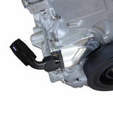 K20 K24 Timing Chain Tensioner Cover AN10 Turbo Oil Drain - Raw Billet
