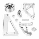 Honda K20 K24 Alternator Relocation Kit - Raw Billet