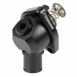 K24 Swivel Neck Thermostat Housing (68c) - Black