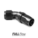 Full Flow AN Hose End Fitting 45 Degree