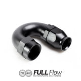 Full Flow PTFE Hose End Fitting 180 Degree