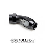 45 Degree Full Flow PTFE Hose End Fitting