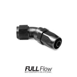 Full Flow AN Hose End Fitting 45 Degree