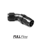 Full Flow AN Hose End Fitting 45 Degree