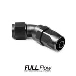 Full Flow AN Hose End Fitting 45 Degree